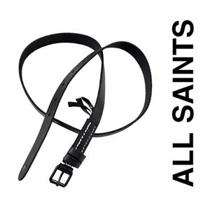 ALL SAINTS Leather Belt Large 30-36